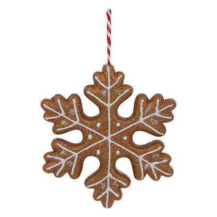 Sneeuwvlok met koekje – 21 cm – EVA foam