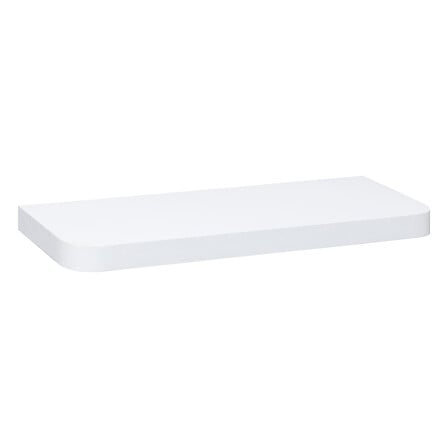fixy 60 cm afgeronde wandplank wit