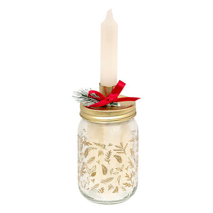 Set van 5 geurkaarsen in jar – assorti