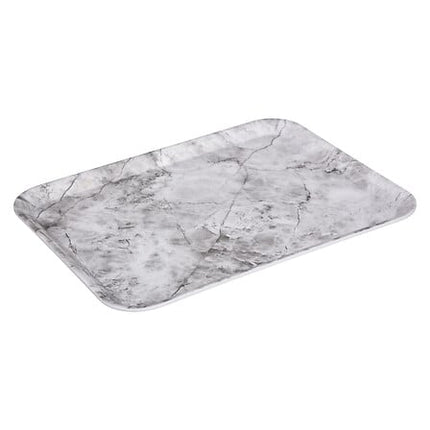 Melamine blad met wit marmeren design 43 x 33 cm