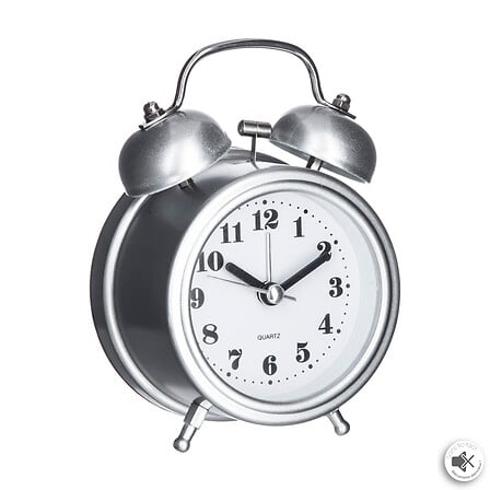 Wekker Timothy 8×11 cm kunststof