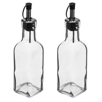 Set met olie- en azijnflessen van glas 0,16 L