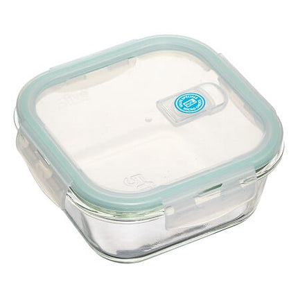 Clipeat vierkant glazen voorraaddozen 0,8 L