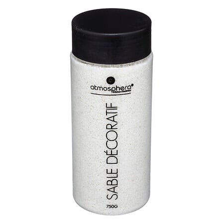 Deco zand 750 g wit