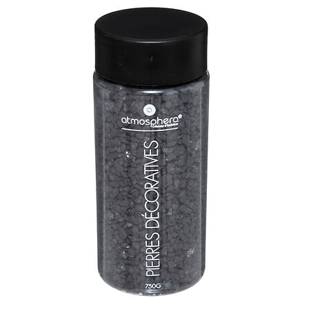 Deco stenen 750 g zwart