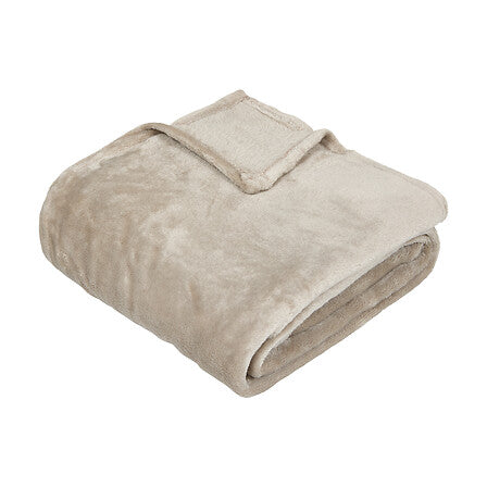 Plaid 130 x 180 cm linnen flanel