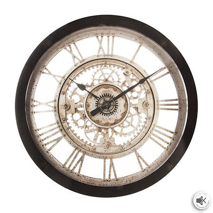 Klok met mechanisme Ivy diam 61 x 7 cm kunststof