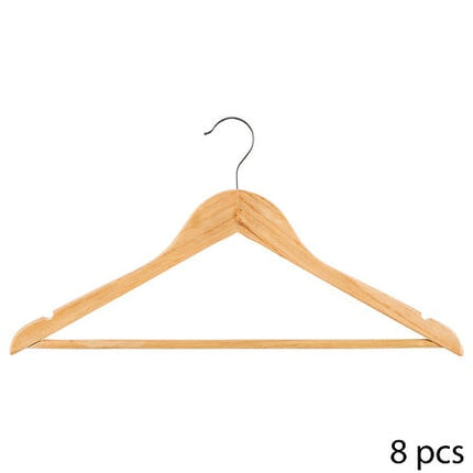Set van 8 houten hangers in palletdoos