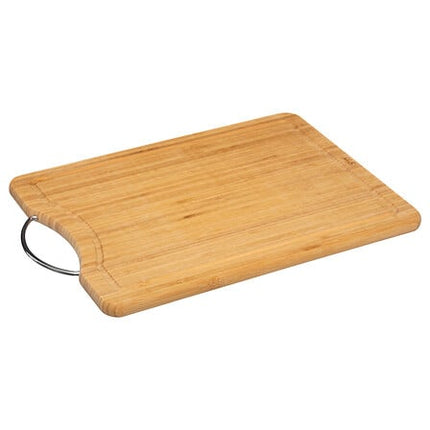 snijplank met handvat van bamboe 42 x 30 cm