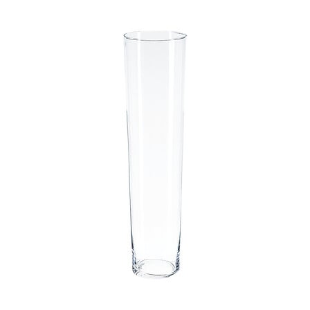 Kegelvormige vaas 70 cm transparant glas