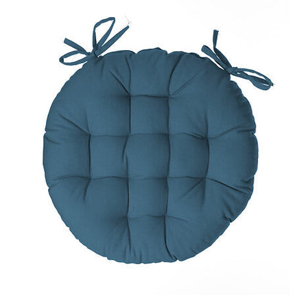 Stoelkussentje rond Ø38 cm eendblauw