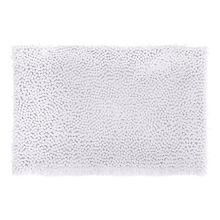 Maxi chenille badmat 50 x 80 cm wit