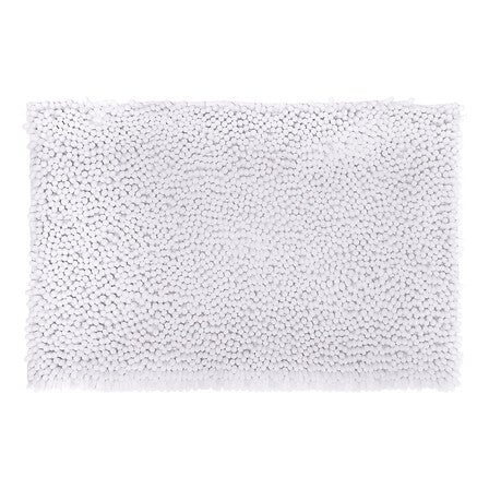 Maxi chenille badmat 50 x 80 cm wit