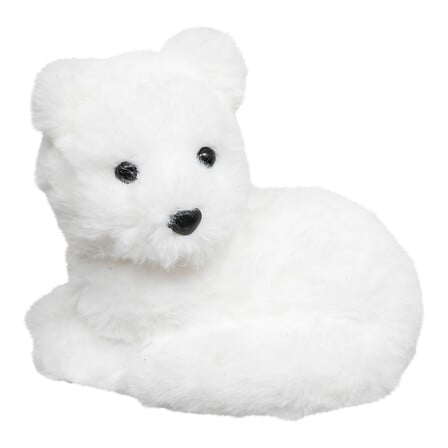 Liggende vos – 14 cm – polystyreen