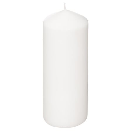 Ronde kaars Many 6,8×18 cm wit