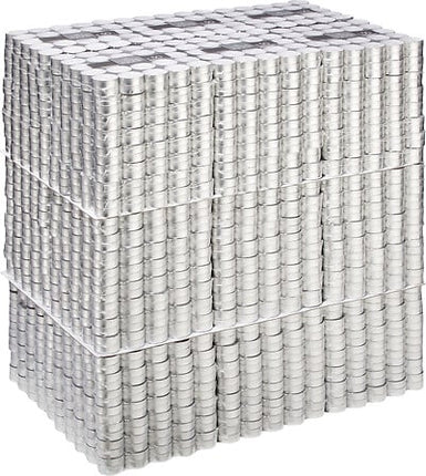 Set van 50 waxinelichtjes Many wit