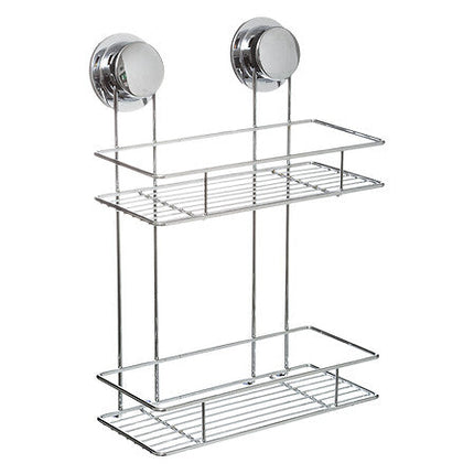 Venterra hoeketagère met 2 niveaus en zuignappen