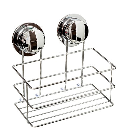 Venterra rechthoekige etagère met zuignappen