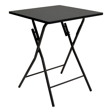 2-zits klaptafel 60 x 60 cm zwart