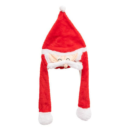 Kerstmanhoed met bewegende snor en geluid