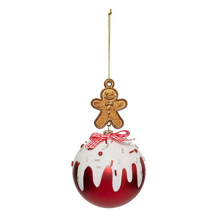 Peperkoek Gourmand bal – Ø 8 cm – rood