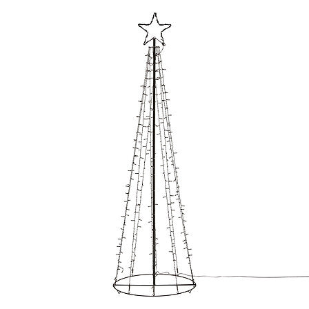 Buitenverlichte kerstboom – 180 cm – 330 LED