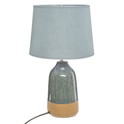 Lamp cilinder Pietra 43 cm blauw keramiek