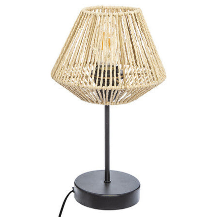 Rechte lamp Jily 34 cm hoog metaal en naturel papier