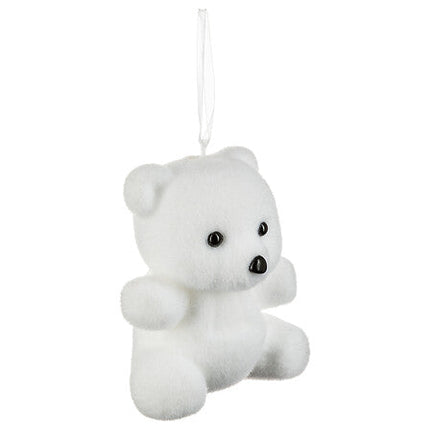 Zittende teddybeer – 12 cm – polystyreen