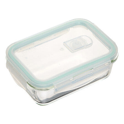 Clipeat rechthoekige glazen voorraaddoos 0,54 L