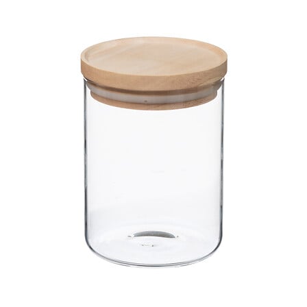 Bocal Hermet pot van glas en hout 0,6 L