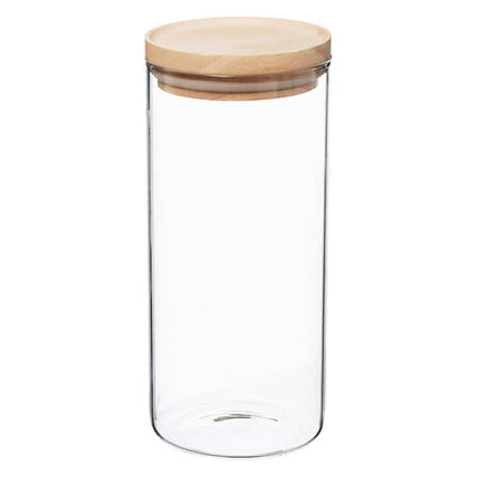 Bocal Hermet pot van glas en hout 1,3 L