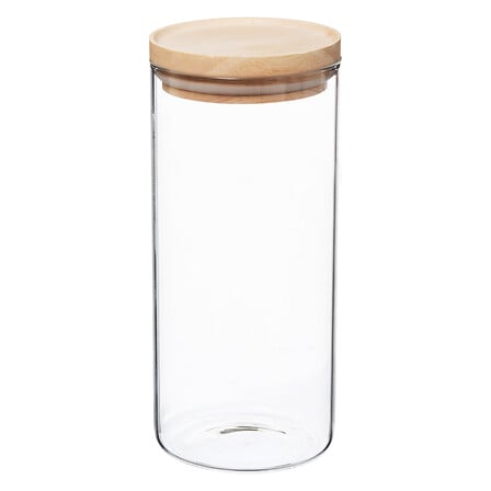 Bocal Hermet pot van glas en hout 1,3 L