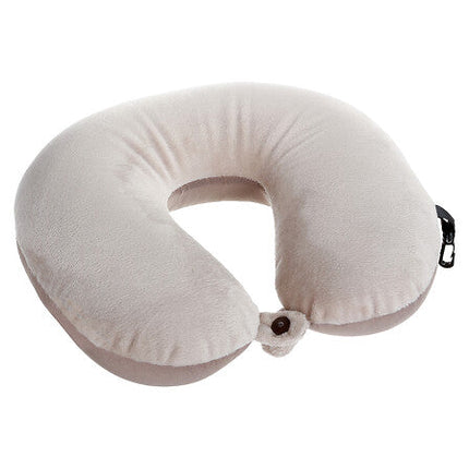 Neutraal fluwelen reis nekkussen