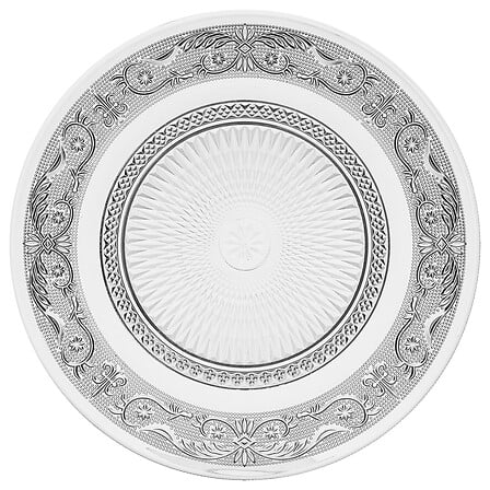 plat bord renaissance diam 25 cm glas