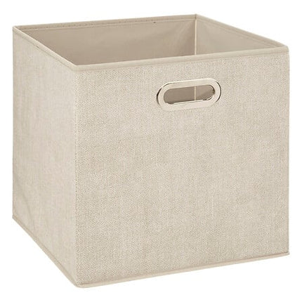 opbergdoos 31 x 31 cm beige gevlekt