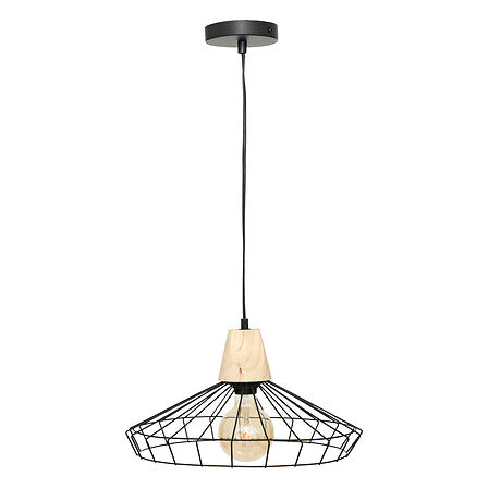 Hanglamp Ben Ø37,5 cm zwart metaaldraad