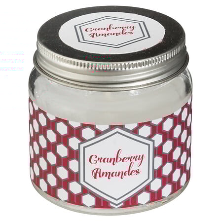 Geurkaars Moni 65 g glazen pot cranberry