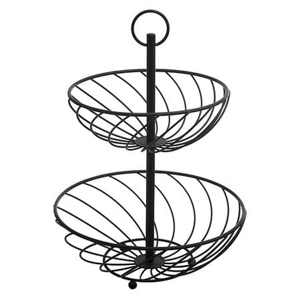 Gedraaide fruitmand 2-laags