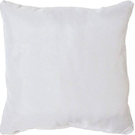 Sierkussen vacuüm met rits 40 × 40 cm – Effen polyester – Essentiel – Wit