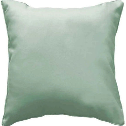 Sierkussen vacuüm met rits 40 × 40 cm – Effen polyester – Essentiel – Saliegroen
