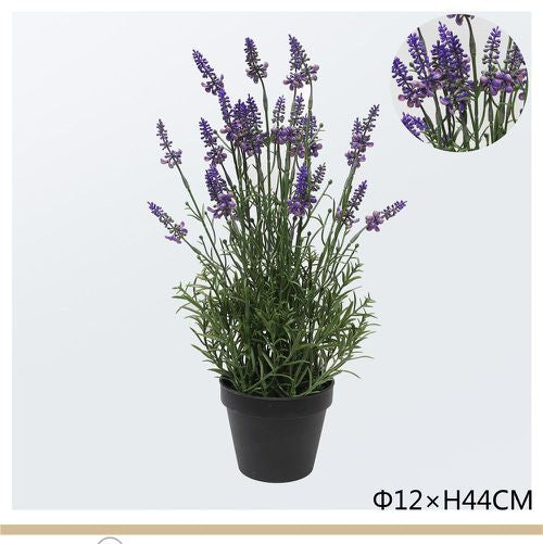Kunst lavendelplant in pot 44 cm