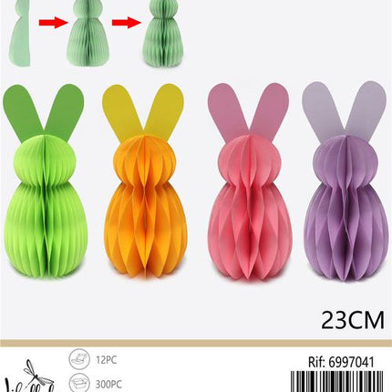 Decoratieve konijn 21 cm – assorti