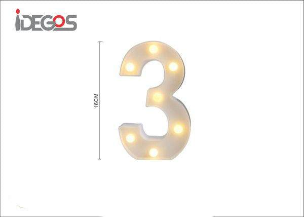 LED cijfer 3 16 cm