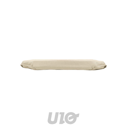 Stoelkussen met 4 flappen 40 x 40 x 3 cm naturel