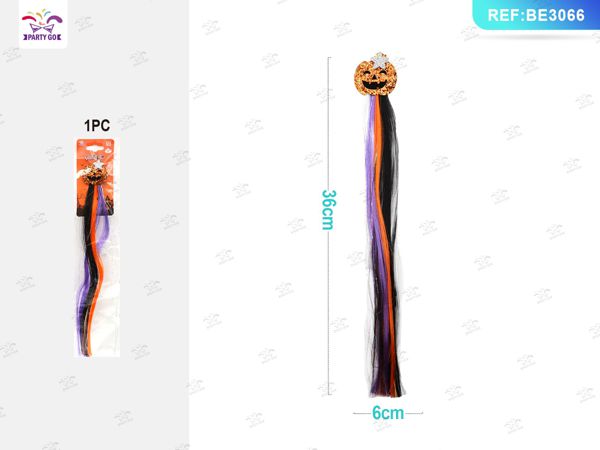 Decoratieve pruikclip halloween 1st.