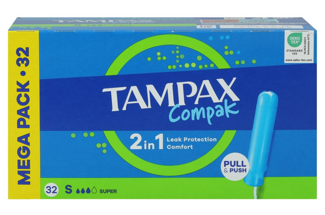 Tampax Compak Super Tampons - 32 stuks