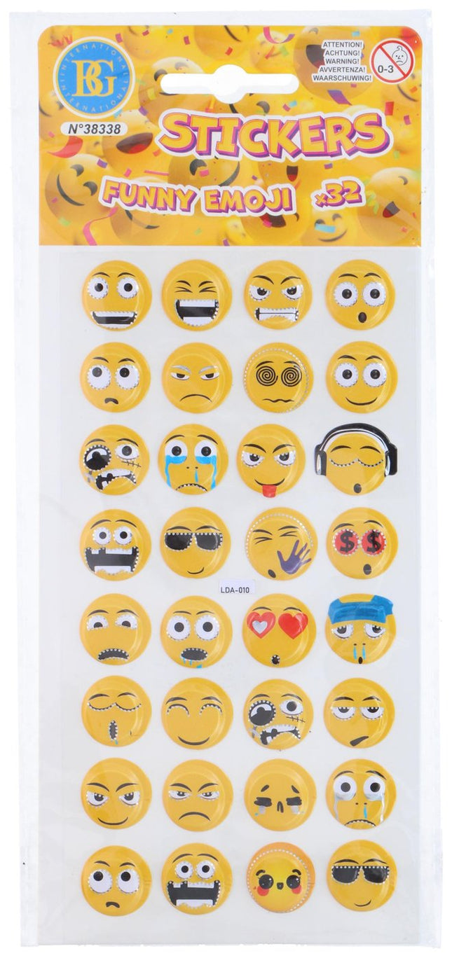 Emoji Stickers 32 Stuks