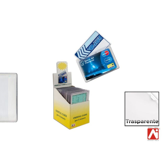 ALPLAST Cristal Kaarthouder Transparant