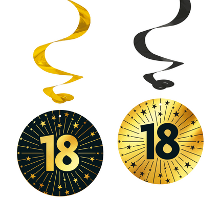 4 swirls 18 jaar Golden Celebrations